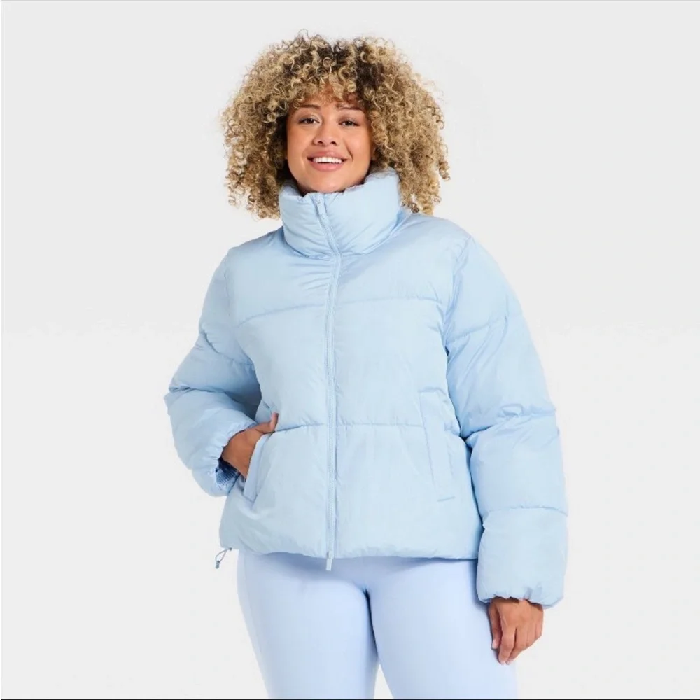 All in Motion Light Blue Puffer Jacket - Picture 7 of 7